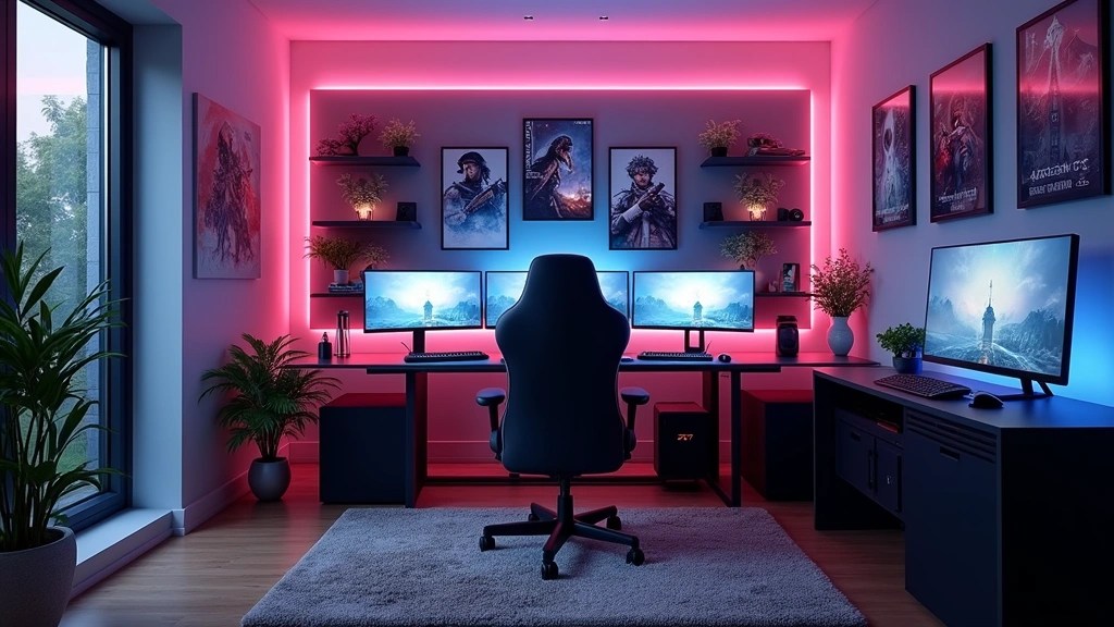 15 Ergonomic Gaming Room Ideas for Maximum Comfort and&nbsp;Health