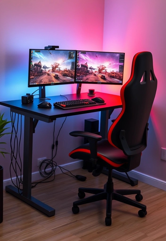 20 Genius Gaming Desk Ideas That Will Transform Your Play Space! - 1. The Ergonomic Dream Desk