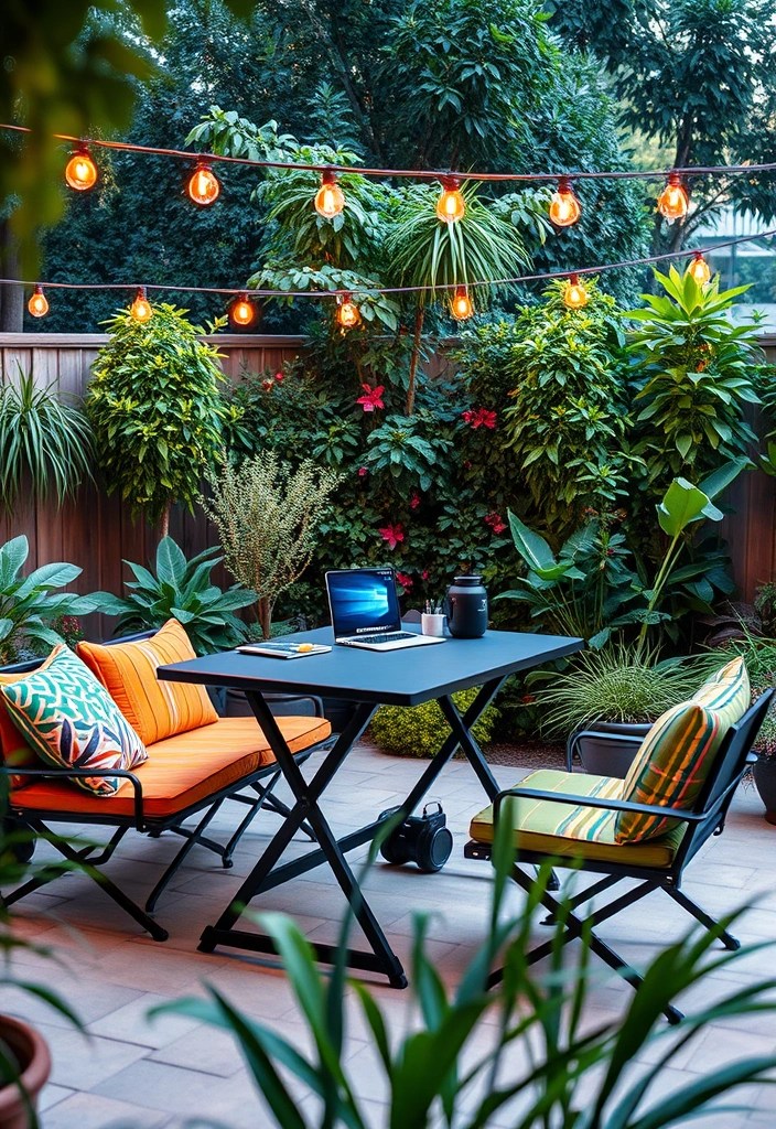 20 Genius Gaming Desk Ideas That Will Transform Your Play Space! - 9. Outdoor Gaming Area