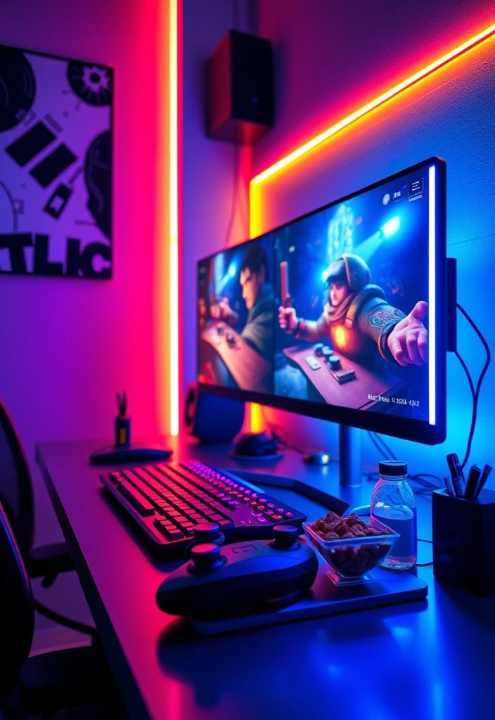 48 Killer Gaming Room Gifts For Loved Ones - 2. Customizable LED Strip Lights