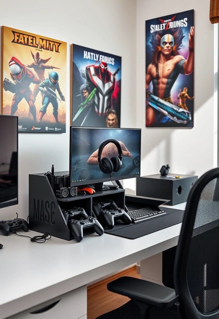 48 Killer Gaming Room Gifts For Loved Ones - 6. Gaming Desk Organizer