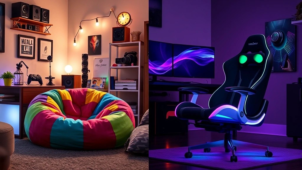 Bean Bags vs. Gaming Chairs: The Battle for Ultimate Gaming&nbsp;Comfort!