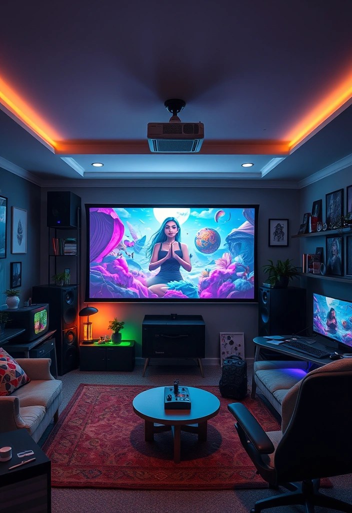Best Projector Setups for a Theater-Style Gaming Experience - 10. The Artistic Touch