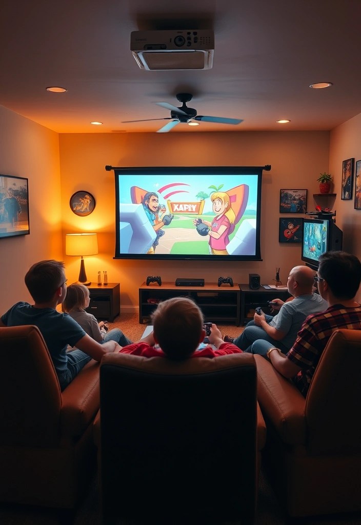 Best Projector Setups for a Theater-Style Gaming Experience - 13. The Family-Friendly Setup