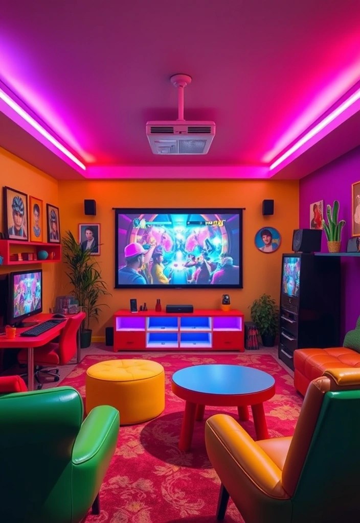Best Projector Setups for a Theater-Style Gaming Experience - 8. The Colorful Escape