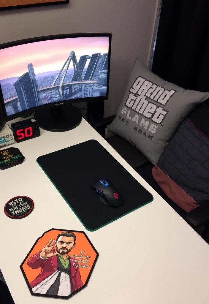Bring Los Santos Home: How to Craft the Ultimate Grand Theft Auto Gaming Room! - 11. Incorporate Game-Inspired Accessories