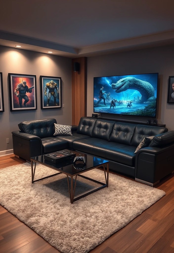 Chill Out in Style: 10 Recliners & Sofas Perfect for Your Console Gaming Setup! - 3. Sleek Leather Sofas