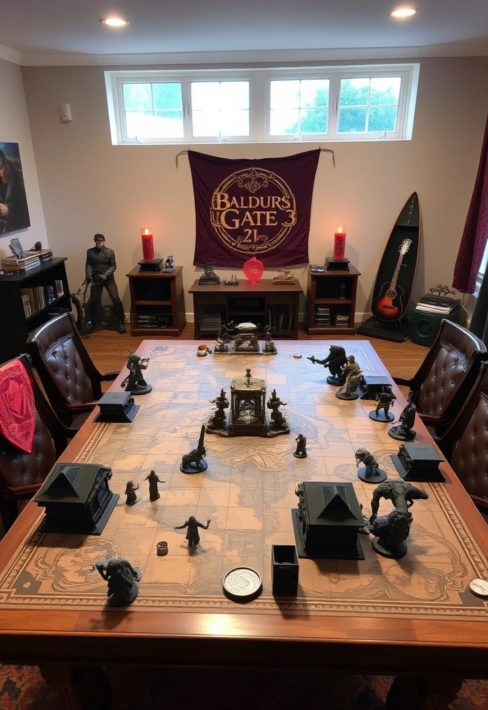 Dive into Fantasy: Design a Themed Baldur's Gate 3 Gaming Room That Stuns! - 12. Interactive Game Boards