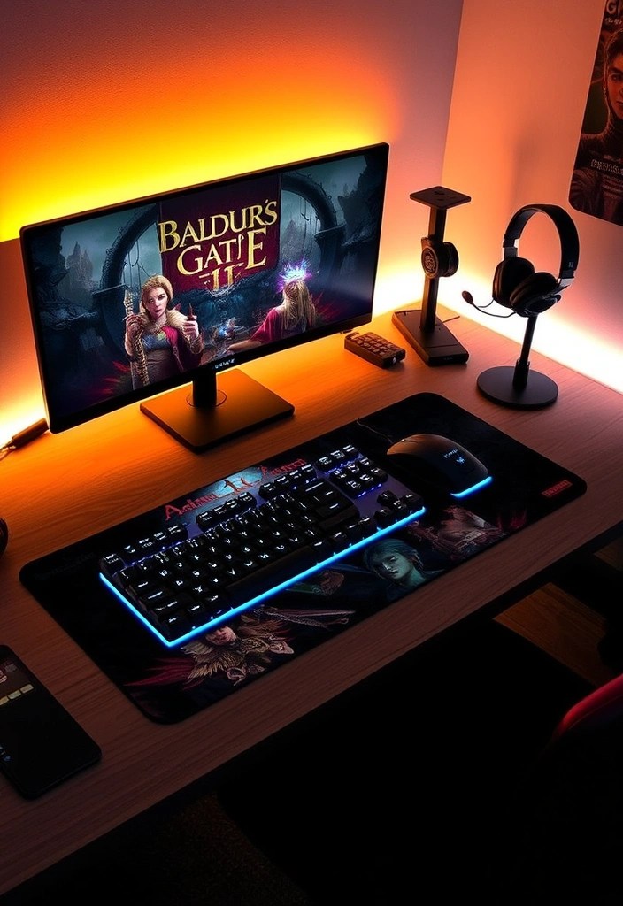 Dive into Fantasy: Design a Themed Baldur's Gate 3 Gaming Room That Stuns! - 13. Fantasy-themed Tech Accessories