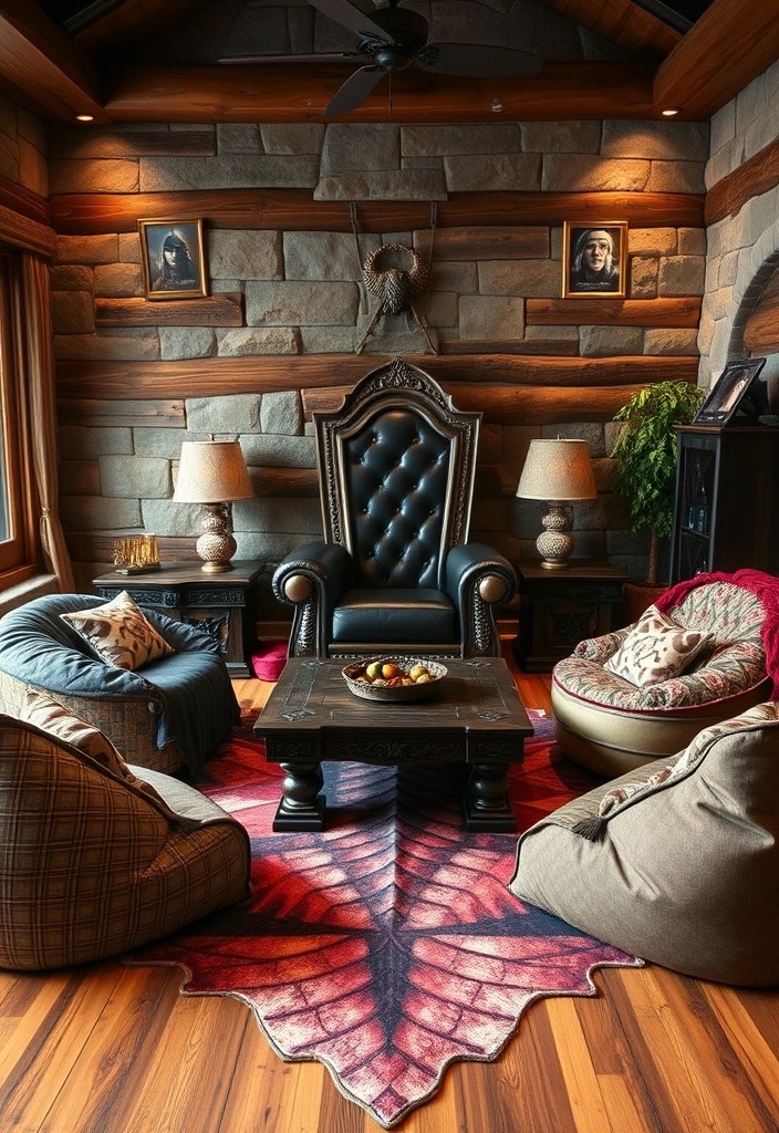 Dive into Fantasy: Design a Themed Baldur's Gate 3 Gaming Room That Stuns! - 2. Themed Furniture: RPG Comfort