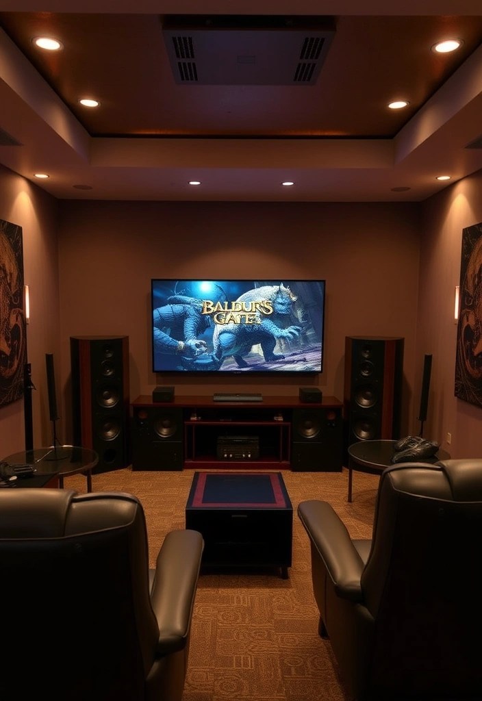 Dive into Fantasy: Design a Themed Baldur's Gate 3 Gaming Room That Stuns! - 5. Immersive Sound Systems