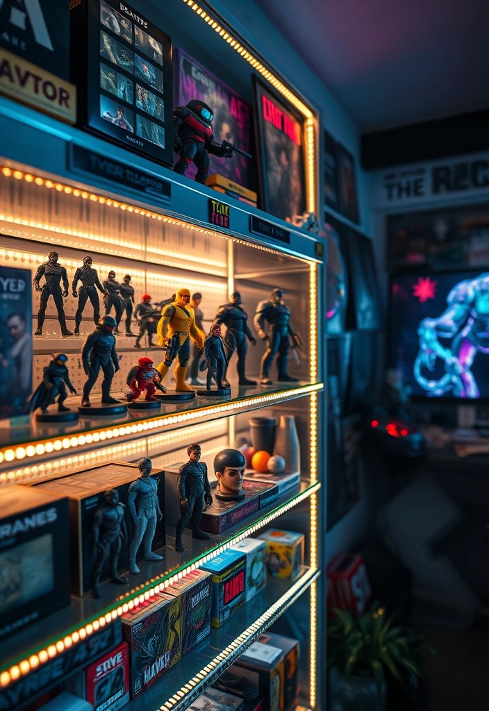 How to Design a Cyberpunk-Inspired Gaming Room - 9. Personal Touches