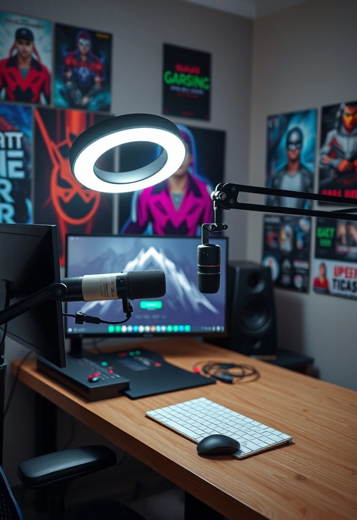 How to Turn Your Basement Into the Ultimate Gaming Den - 11. Create a Dedicated Streaming Area