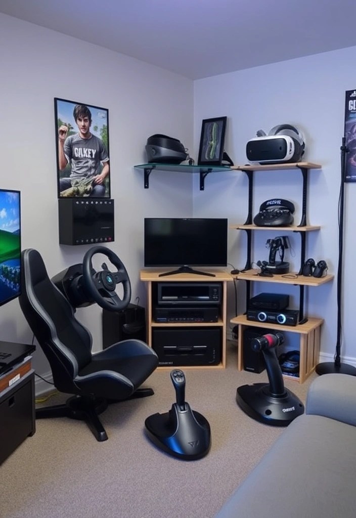 How to Turn Your Basement Into the Ultimate Gaming Den - 13. Incorporate Gaming Hardware