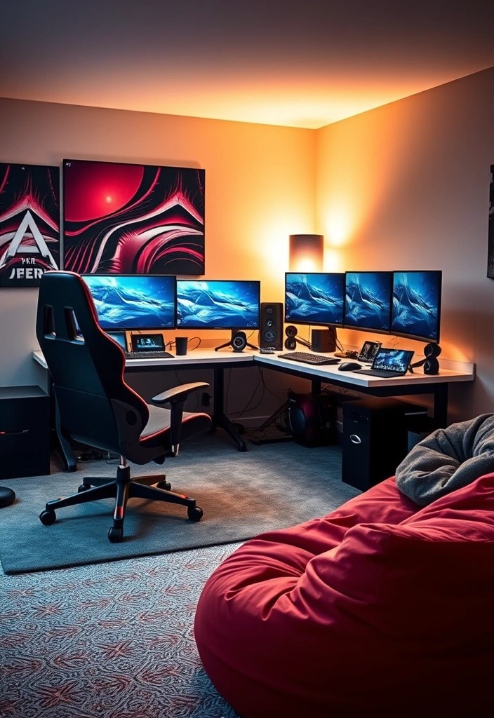 How to Turn Your Basement Into the Ultimate Gaming Den - 2. Invest in Quality Furniture