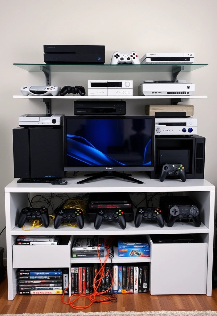 How to Turn Your Basement Into the Ultimate Gaming Den - 9. Set Up a Multi-Console Station