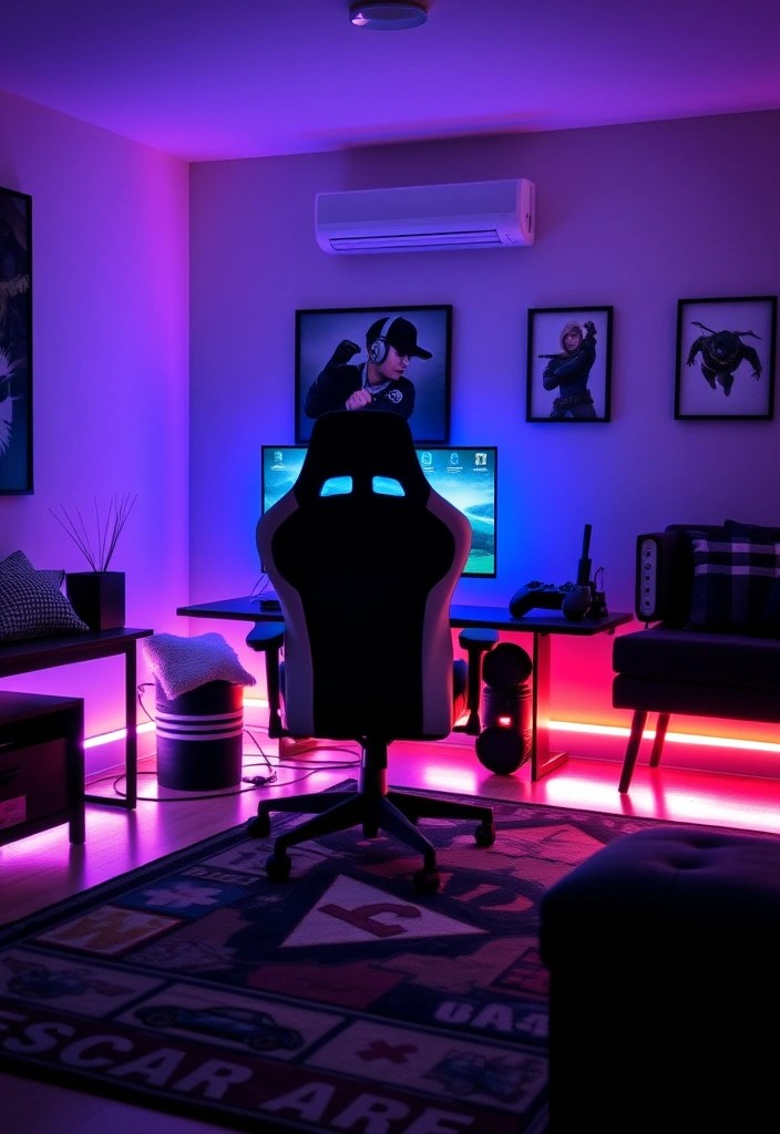How to Use LED Strips to Enhance Your Gaming Room - LED Strips for Ambient Background Lighting