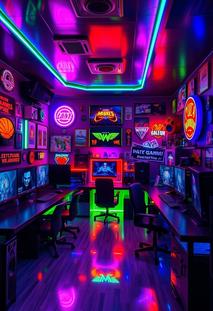 Minimalist vs. Maximalist Gaming Setups: Which Style Suits You? - 9. Lighting: Energizing Maximalist Spaces