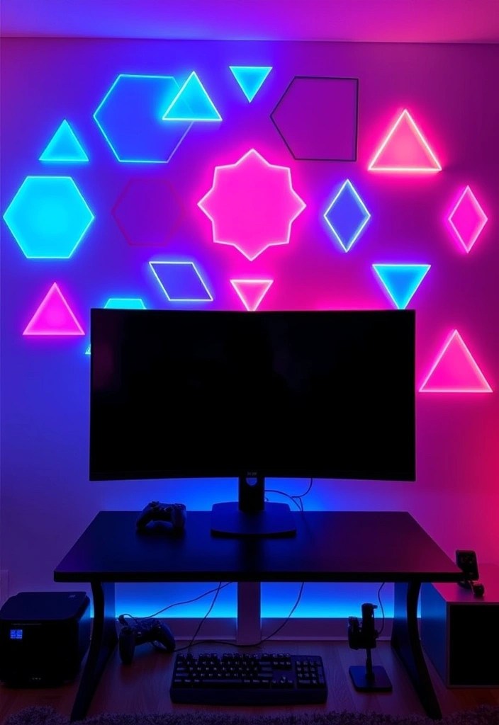 Smart Lighting for Gamers: Best Wi-Fi-Enabled Lights & Bulbs - 5. Nanoleaf: Artistic Light Panels