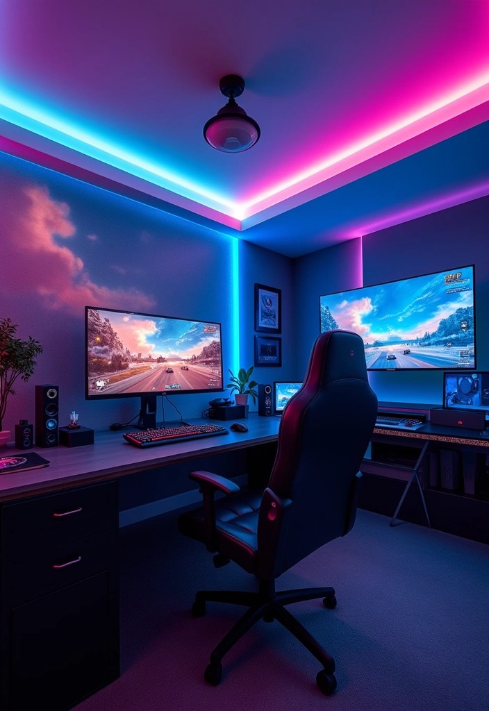 The Science of Color Psychology in Gaming Room Design - 11. Lighting Effects to Enhance Color Psychology