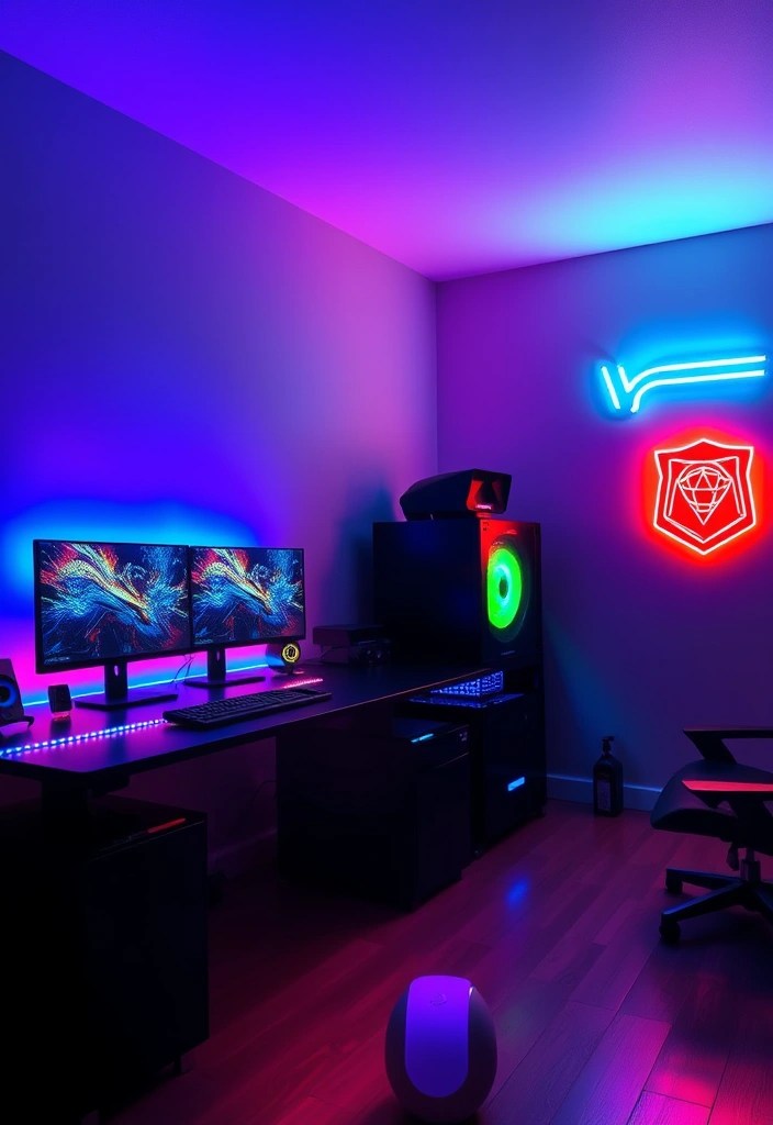 Unlock the Secrets: How to Design the Ultimate Home Gaming Room on Any Budget! - 1. Embrace the Power of Lighting