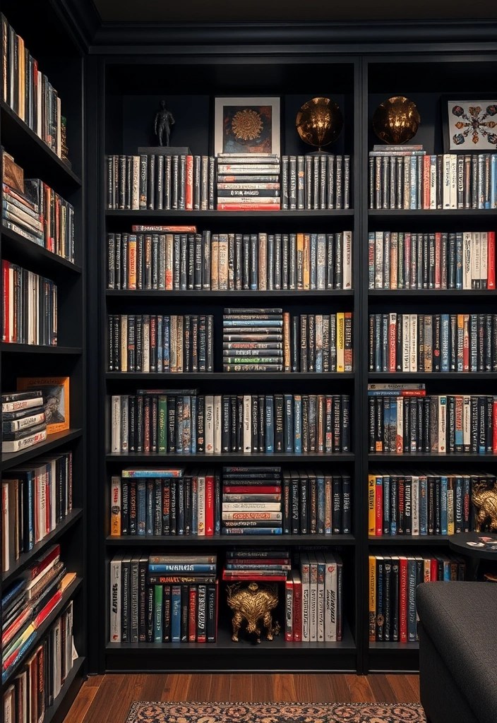 Unlock the Secrets: How to Design the Ultimate Home Gaming Room on Any Budget! - 14. Create a Game Library
