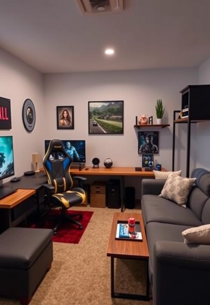 Unlock the Secrets: How to Design the Ultimate Home Gaming Room on Any Budget! - 5. Consider Multi-Functional Spaces