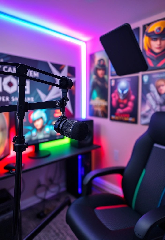 Unlock the Secrets: How to Design the Ultimate Home Gaming Room on Any Budget! - 6. Create a Dedicated Streaming Corner