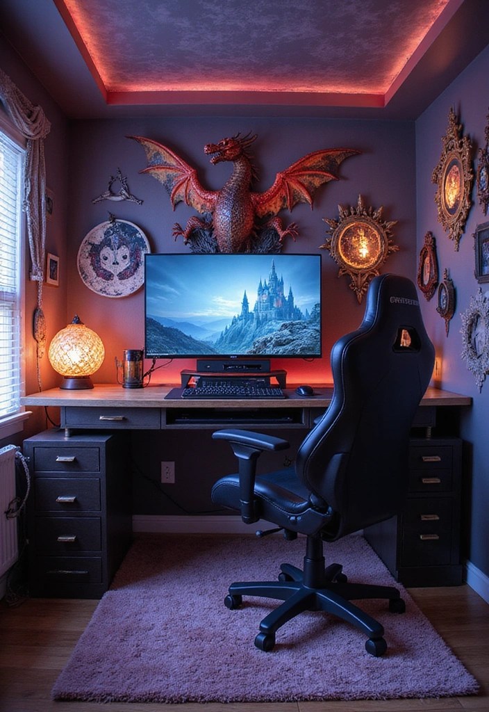 12 Gaming Room Aesthetic Ideas: Retro, Futuristic & More! - 10. Themed Escape