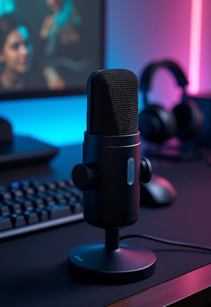 13 Must-Have Gifts for Gamer Girls That Will Level Up Their Game! - 8. High-Quality Microphone