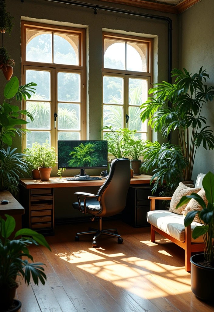 15 Aesthetic Gaming Room Themes for Teenage Girls (Wait Until You See #9!) - 15. Urban Jungle