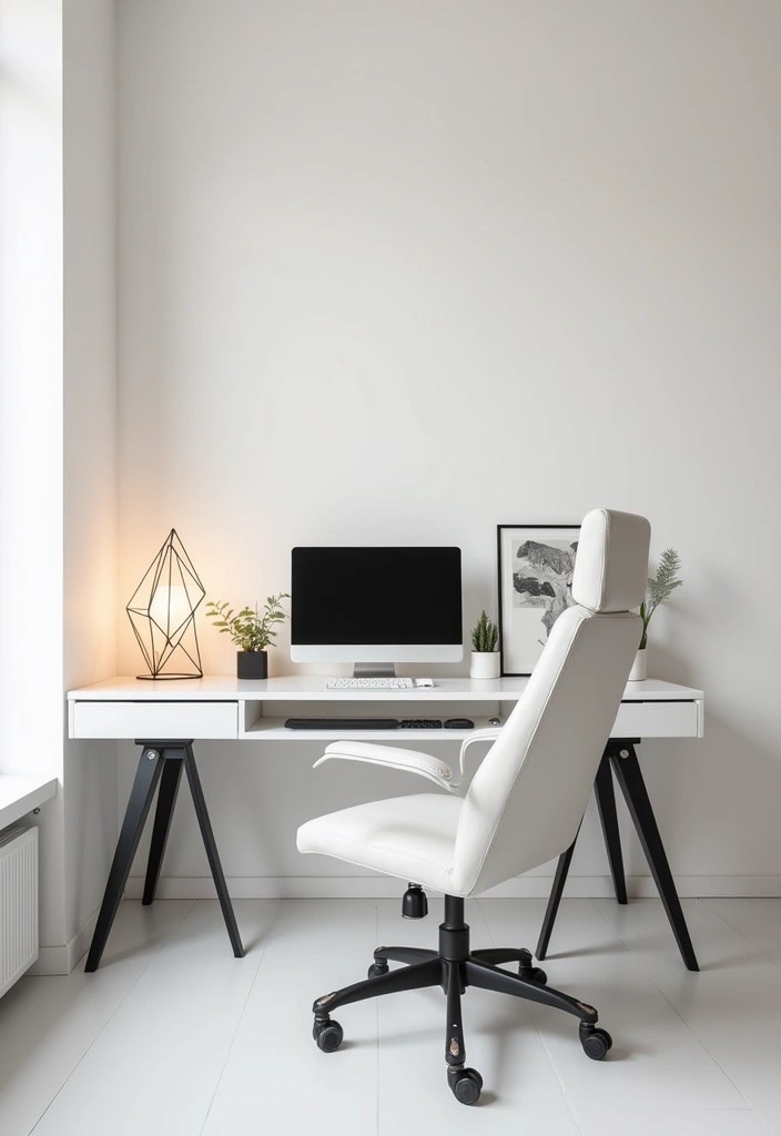 15 Aesthetic Gaming Room Themes for Teenage Girls (Wait Until You See #9!) - 5. Minimalist Chic