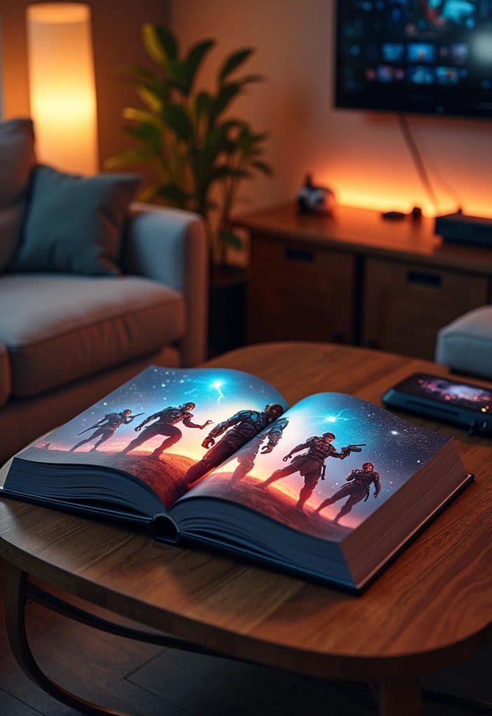15 Epic Gamer Dad Gifts That'll Level Up His Birthday Celebration (You Won't Believe #7!) - 15. Gaming-Themed Coffee Table Book