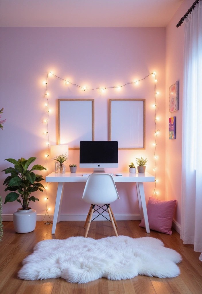 15 Gaming Room Inspirations for Teenage Girls - 1. Cozy Pastel Retreat