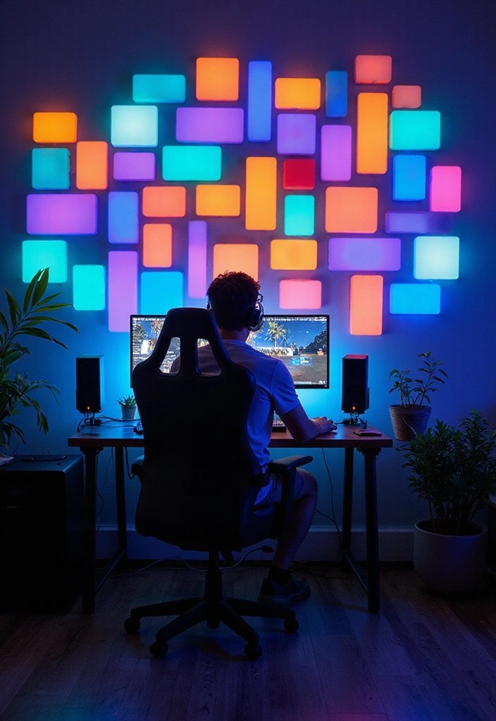 Best Smart Home Gadgets for Gamers: Elevate Your Gaming Room Setup - 4. Nanoleaf Shapes Smart Lights