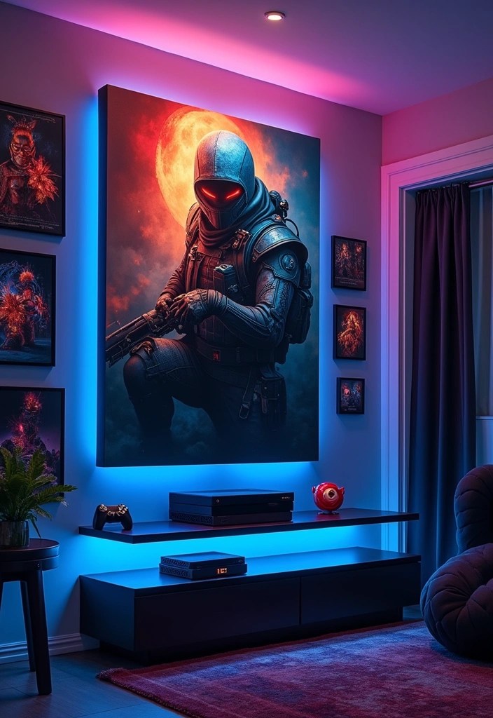 Birthday Gift Inspiration For Gamer Boys - Game-Themed Wall Art