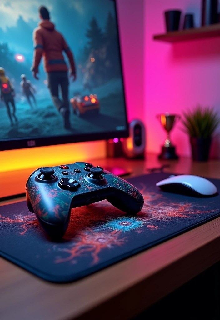Create a Tech-Savvy Gaming Room for Your Teenage Boy That Will Blow His Mind! - 10. Personalized Gaming Setup