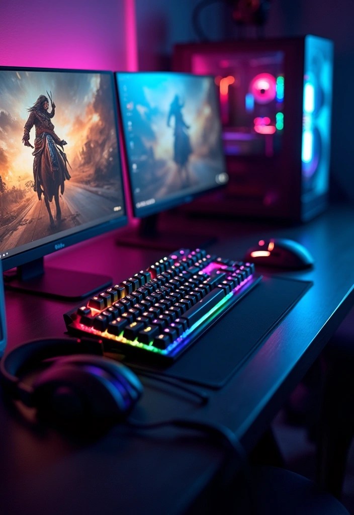 Create a Tech-Savvy Gaming Room for Your Teenage Boy That Will Blow His Mind! - 2. High-Performance Gaming Setup