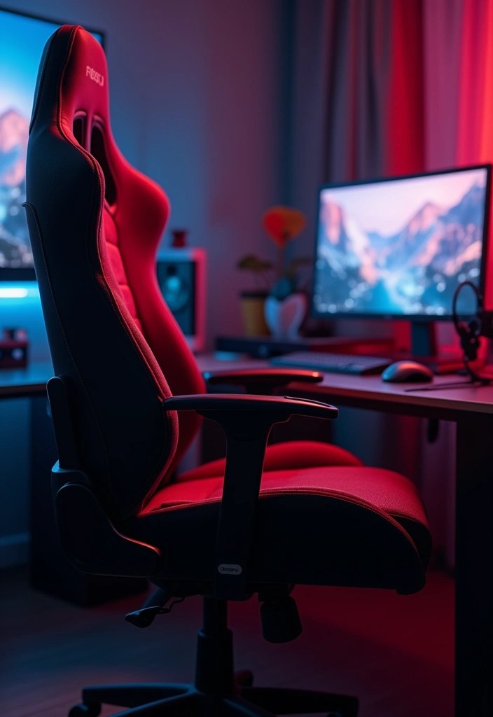 Create a Tech-Savvy Gaming Room for Your Teenage Boy That Will Blow His Mind! - 3. Comfortable Gaming Chair