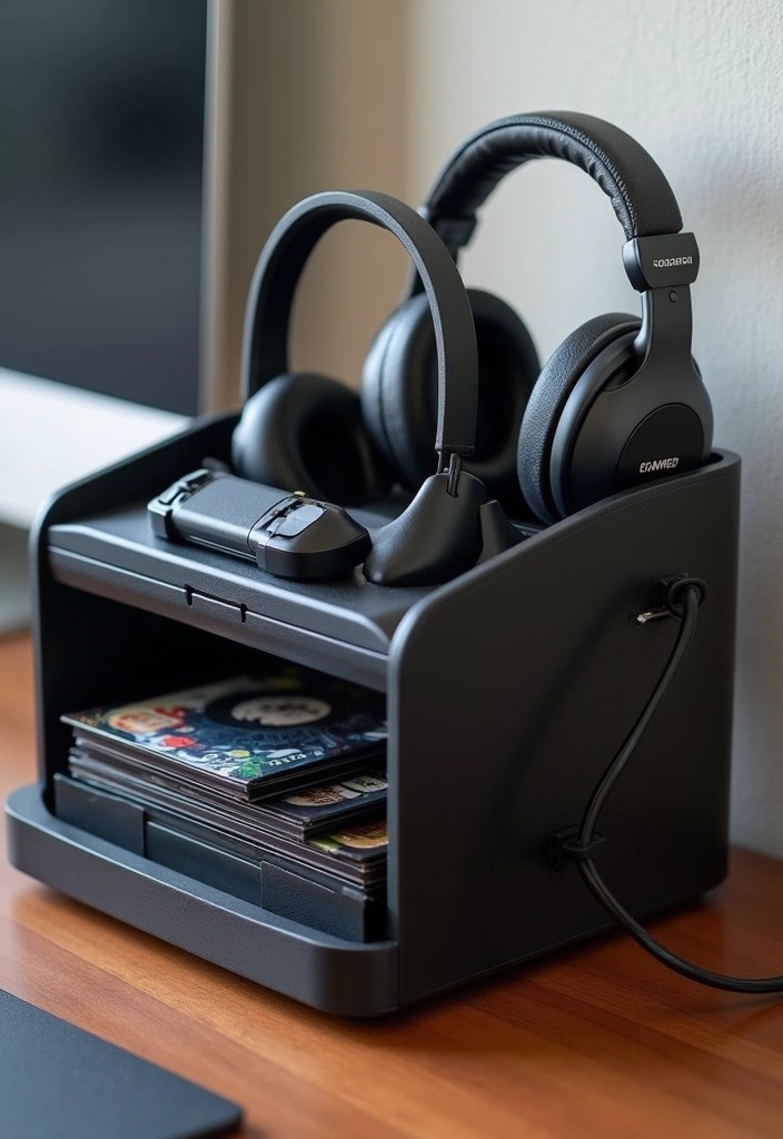 Create a Tech-Savvy Gaming Room for Your Teenage Boy That Will Blow His Mind! - 6. Gaming Accessories Organizer