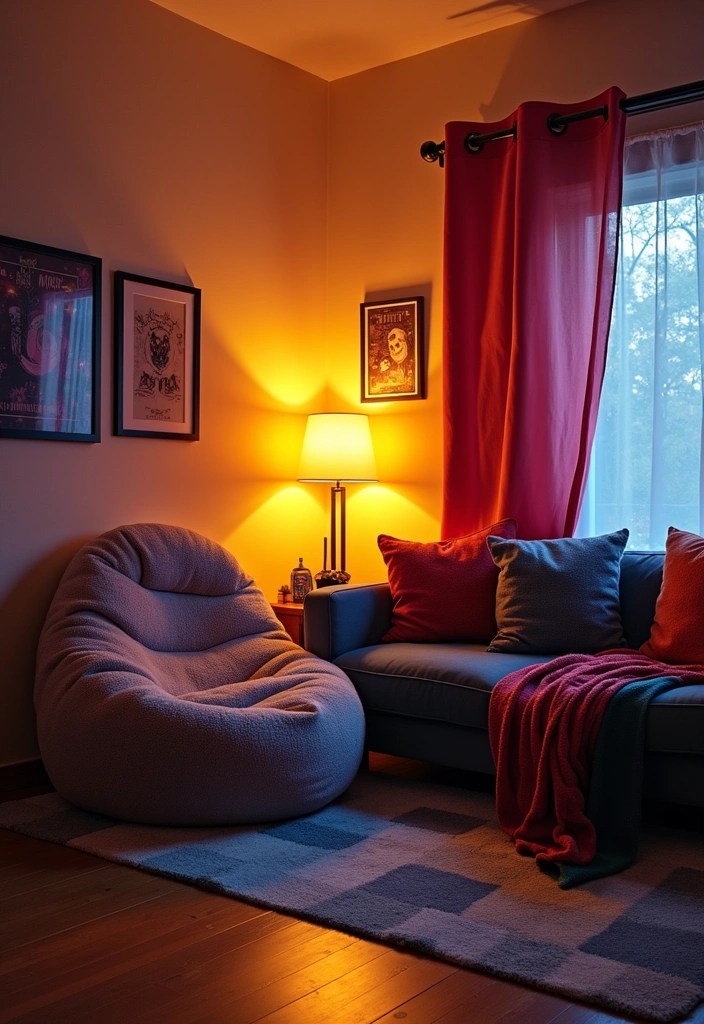 Create a Tech-Savvy Gaming Room for Your Teenage Boy That Will Blow His Mind! - 7. Cozy Gaming Nook