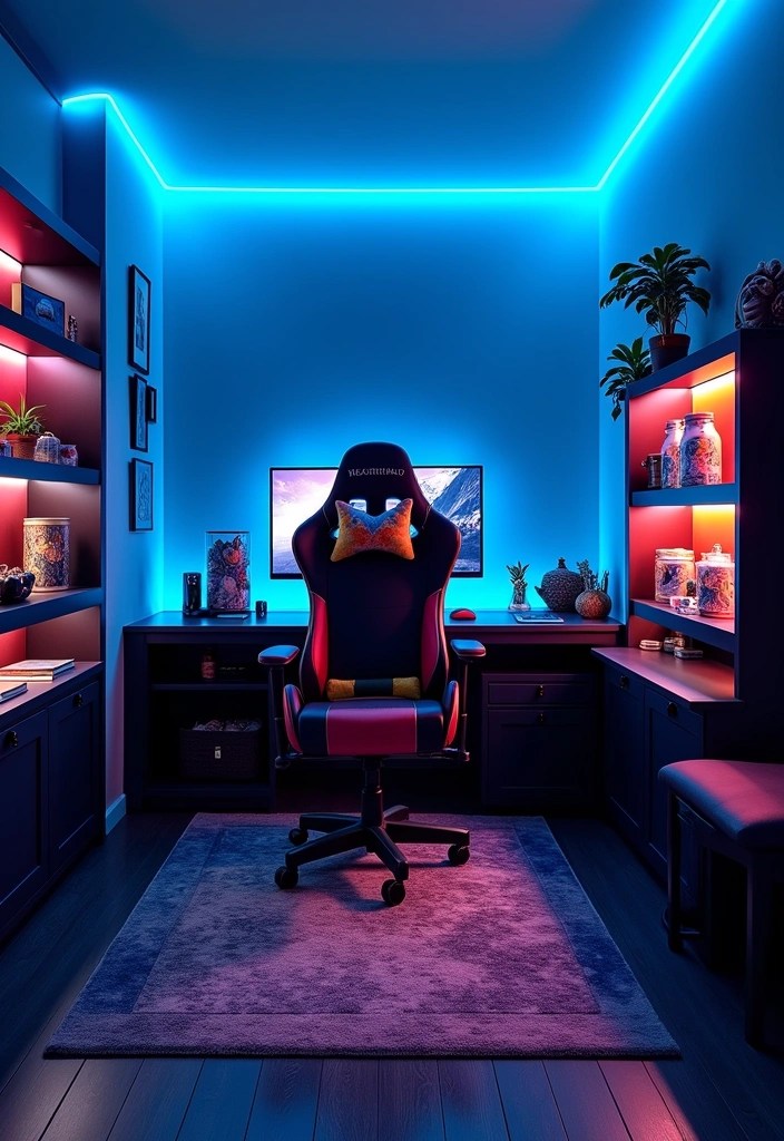 Dopamine Decor: 7 Creative Ways to Revamp Your Gaming Room Like a Pro! - 1. Go Bold with Color