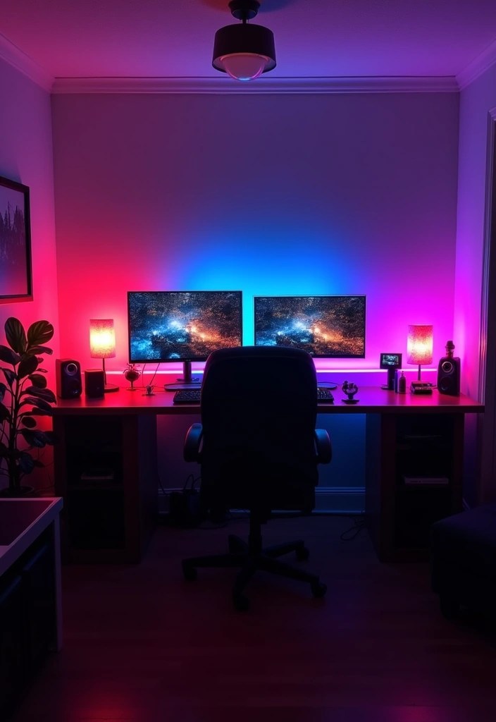 Dopamine Decor: 7 Creative Ways to Revamp Your Gaming Room Like a Pro! - 4. Mood Lighting Magic