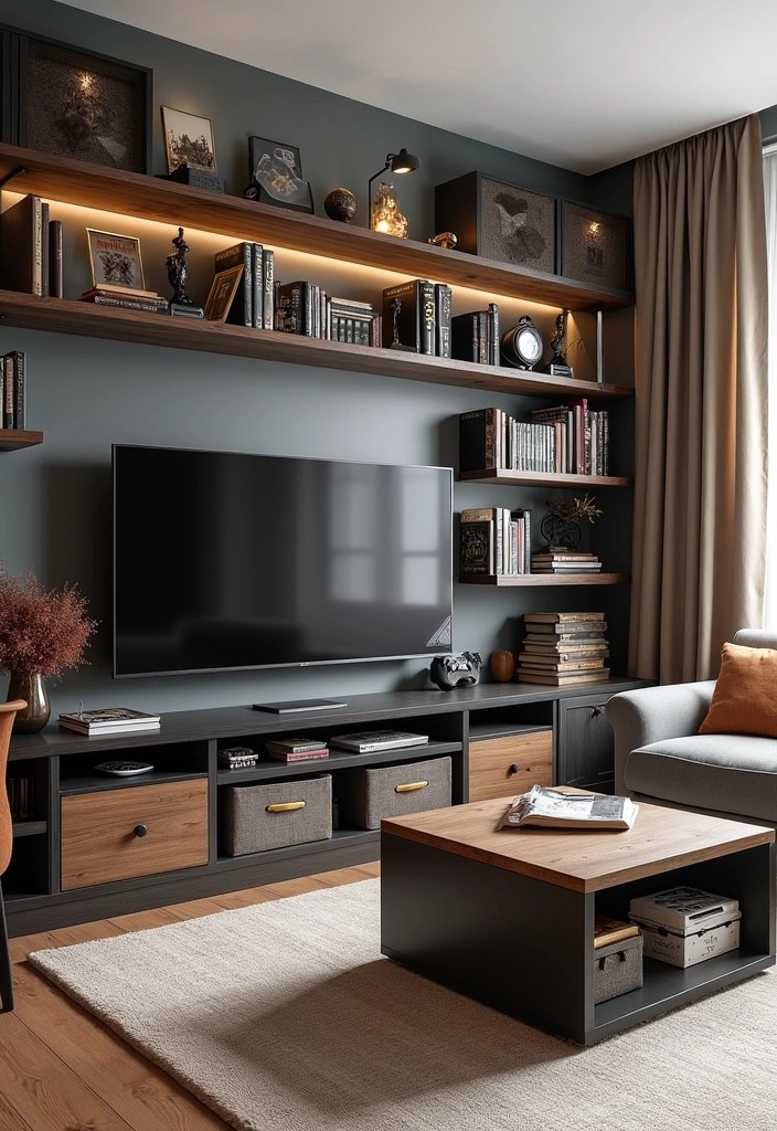 Dopamine Decor: 7 Creative Ways to Revamp Your Gaming Room Like a Pro! - 5. Functional yet Stylish Storage