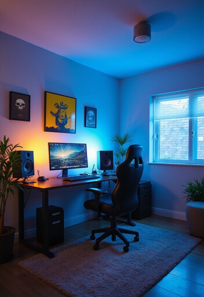 Gaming Room Feng Shui: Arranging Your Setup for Good Energy - Color Choices that Inspire Productivity