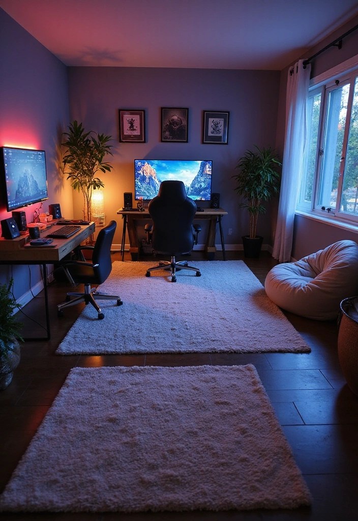 Gaming Room Feng Shui: Arranging Your Setup for Good Energy - Creating Zones for Different Activities