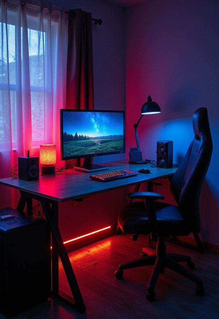 Gaming Room Feng Shui: Arranging Your Setup for Good Energy - Lighting: The Key to Ambiance