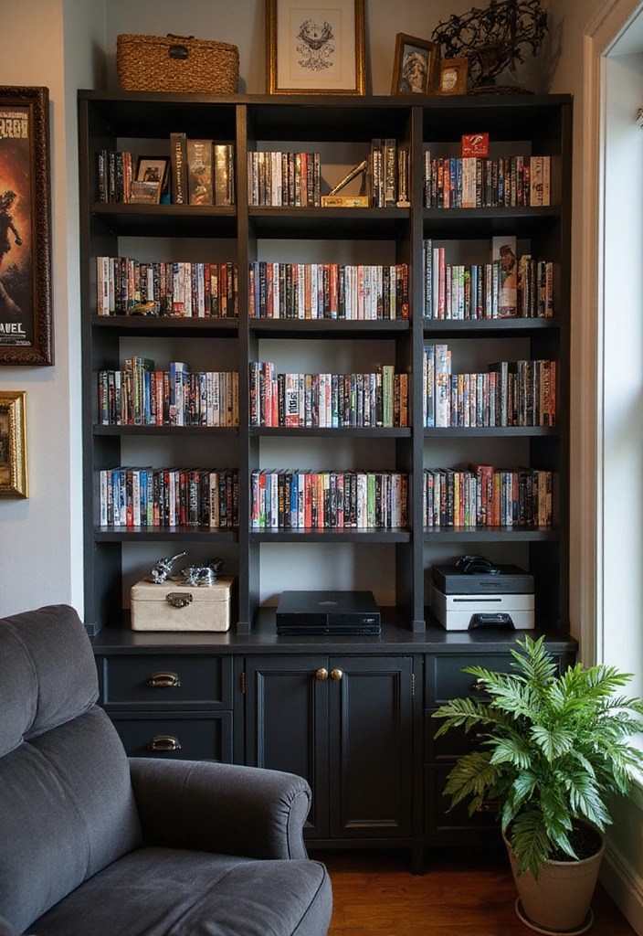 Home Office Gaming Room Setup: Design Secrets for the Ultimate Work and Play Environment! - 11. Game Library: Organize Your Collection