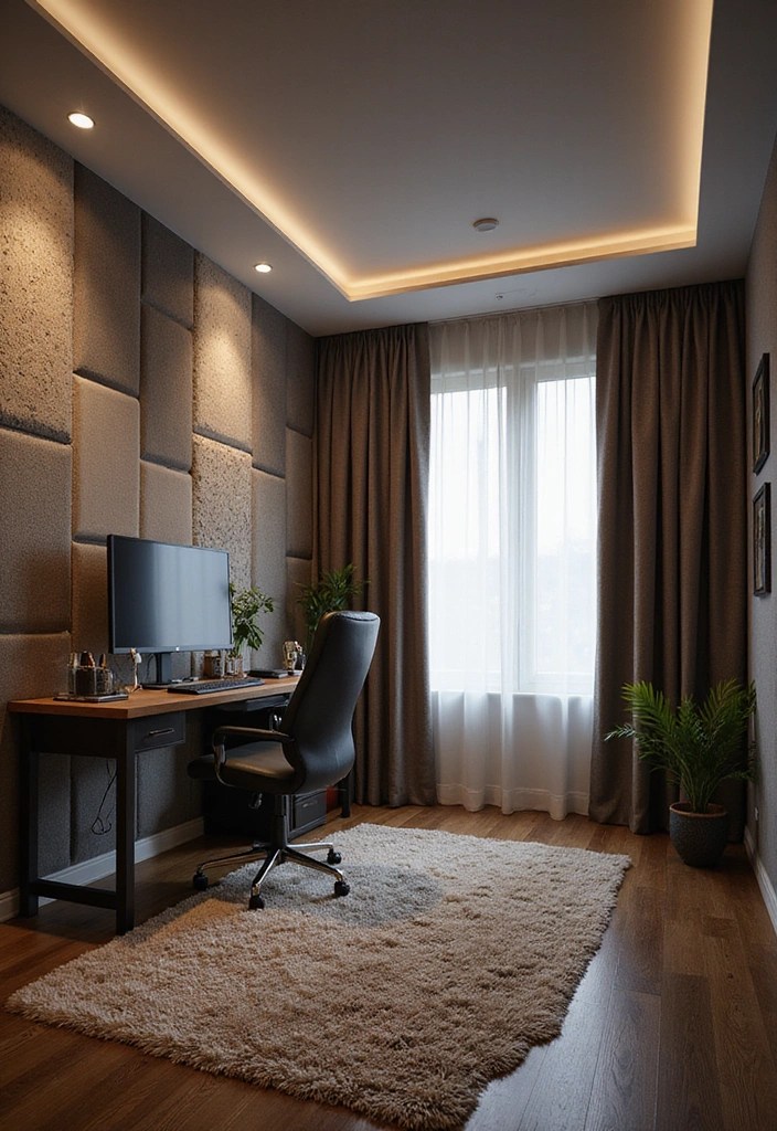 Home Office Gaming Room Setup: Design Secrets for the Ultimate Work and Play Environment! - 5. Soundproofing: Keep the Noise Out