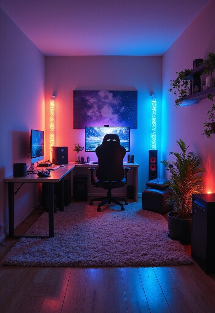 Home Office Gaming Room Setup: Design Secrets for the Ultimate Work and Play Environment! - 7. Gaming Zones: Define Your Space